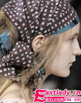 秋季 明星也愛的頭巾發(fā)飾DIY