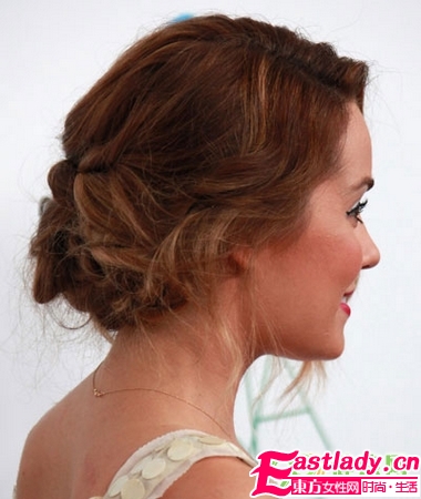 明星6款別致的魚尾辮