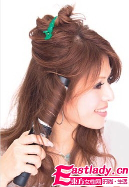 達人打造浪漫法式公主頭圖解