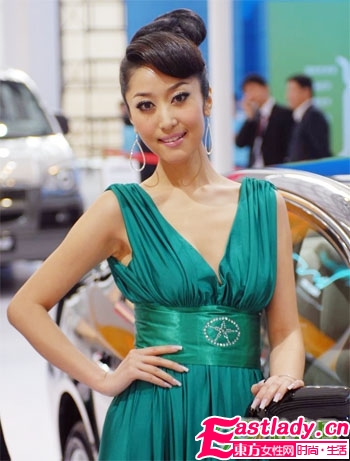 性感車(chē)模美麗時(shí)尚發(fā)型秀