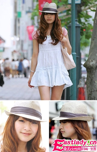 妙招發(fā)型帽子配讓你告別"大餅?zāi)?amp;quot;