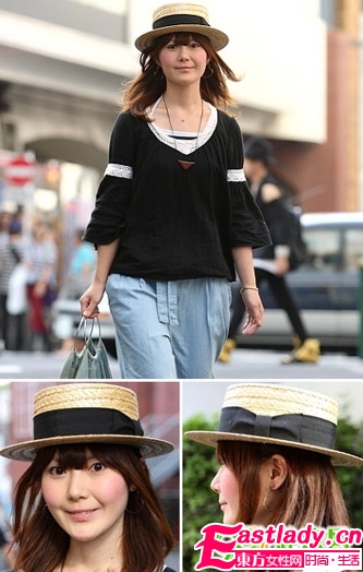 妙招發(fā)型帽子配讓你告別"大餅?zāi)?amp;quot;