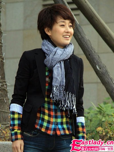 馬伊俐百變短發(fā) 英姿凸顯(組圖)