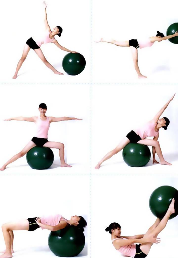 想要打造窈窕曲線 四式瘦身瑜伽球動(dòng)作就夠了