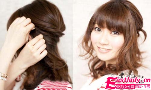 2011最新發(fā)型 5分鐘DIY出令人心動發(fā)型