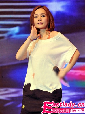 8月女明星氣質(zhì)甜美BOB發(fā)型