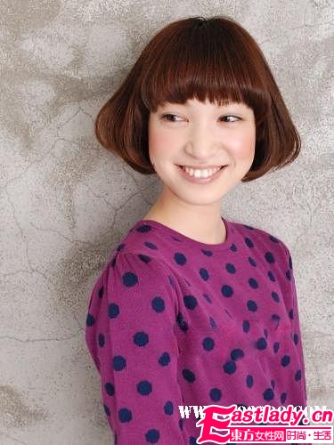 幾款流行的西瓜頭發(fā)型圖片