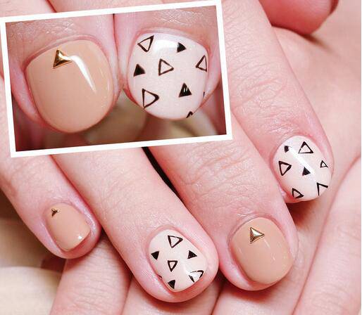 短指甲美甲圖片推薦 可愛粉色淑女系列