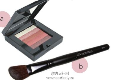 運用陰影色塑造緊致小臉