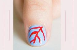 沙灘元素時尚美甲圖片推薦 創(chuàng)意DIY海星珊瑚美甲