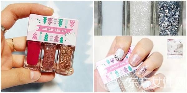 指尖上的浪漫 快來定制你的圣誕限定指甲油