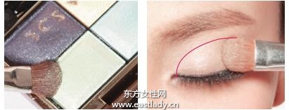 抹茶女孩的綠色眼妝