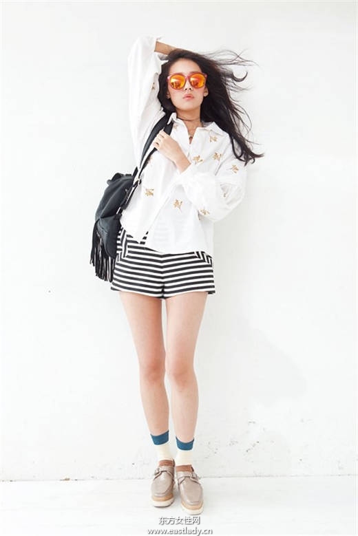 孫佳人李圣經(jīng)演繹煙燻妝+辣妹風(fēng)穿搭