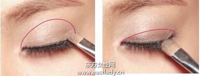 抹茶女孩的綠色眼妝