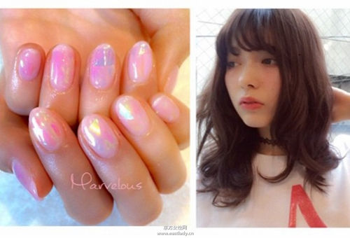 混血日模最愛的7款耐看又優(yōu)雅的美甲造型