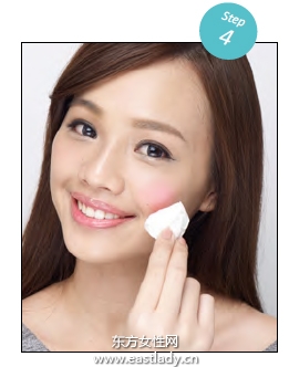 面紙腮紅上妝法立馬擁有好氣色