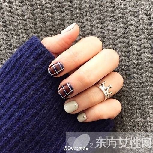 今年秋冬流行色 全在這些毛衣美甲里