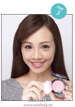 面紙腮紅上妝法立馬擁有好氣色