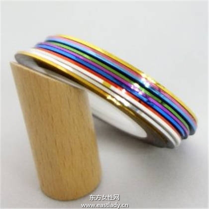 美甲教程之超炫金屬美甲設計