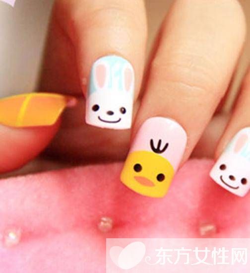 新年美甲款式 萌系小雞甲最應(yīng)景