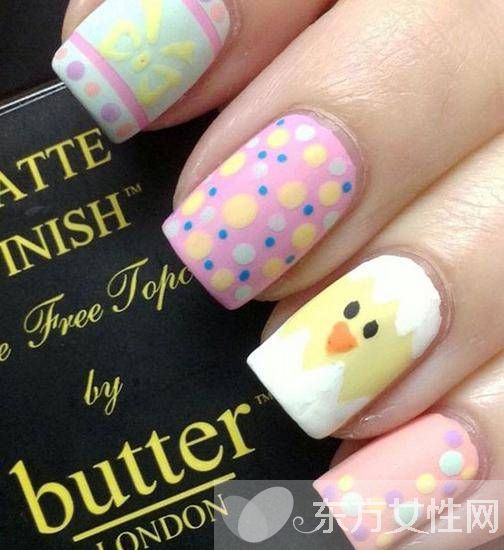 新年美甲款式 萌系小雞甲最應(yīng)景