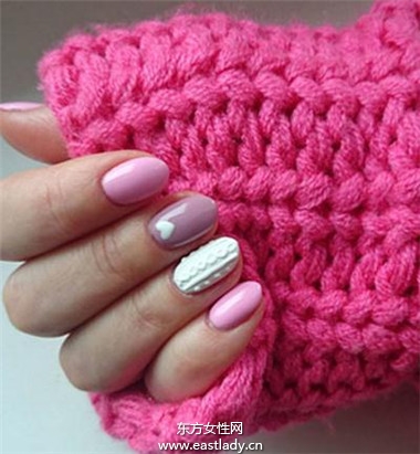指甲+搭配毛衣 今冬最夯的 針織毛衣 指彩