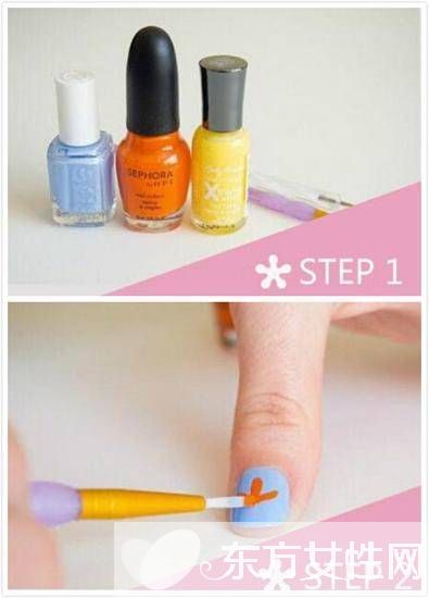 沙灘元素時尚美甲圖片推薦 創(chuàng)意DIY海星珊瑚美甲