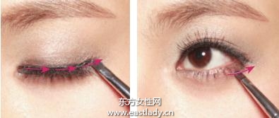 抹茶女孩的綠色眼妝