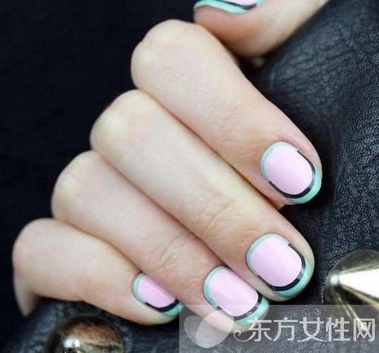 夏日美甲圖案大分享 指尖上的色彩碰撞