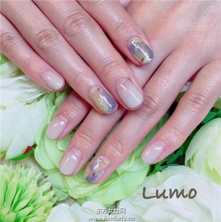 石頭系列圖紋美甲設(shè)計高貴顯檔次 精選10款滿足低調(diào)派與奢華派