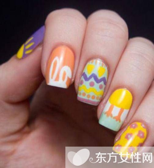 新年美甲款式 萌系小雞甲最應(yīng)景