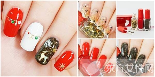 指尖上的浪漫 快來定制你的圣誕限定指甲油