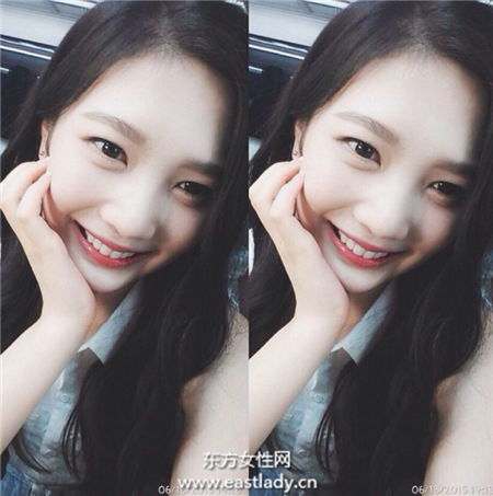 跟韓妞偷學(xué) 牛奶糖×蜜桃 妝容 萌感十足