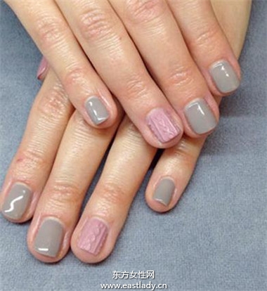 指甲+搭配毛衣 今冬最夯的 針織毛衣 指彩