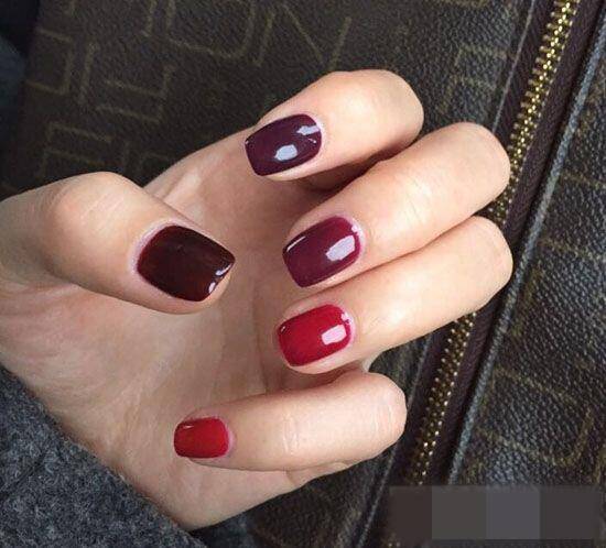 短指甲美甲圖片推薦圖 時(shí)下最流行的美甲樣式