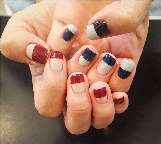 短指甲美甲圖片推薦圖 時(shí)下最流行的美甲樣式