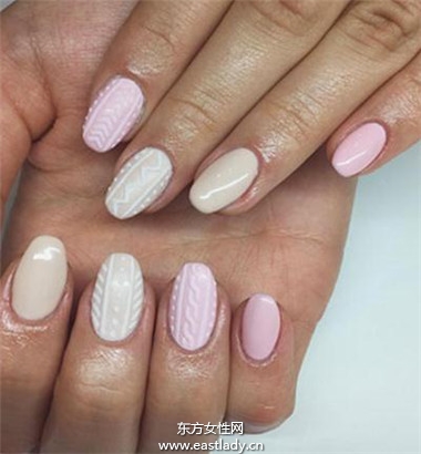 指甲+搭配毛衣 今冬最夯的 針織毛衣 指彩