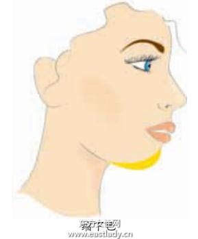 化妝教程之如何修飾下巴