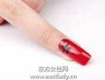 美甲教程之打造紅色誘惑彩繪美甲