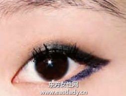 彩色眼線筆畫出美美大眼妝