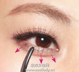 下睫毛的畫法步驟