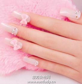 美甲教程之打造嬌美佳人聚會美甲