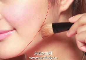 利用光影營造立體五官