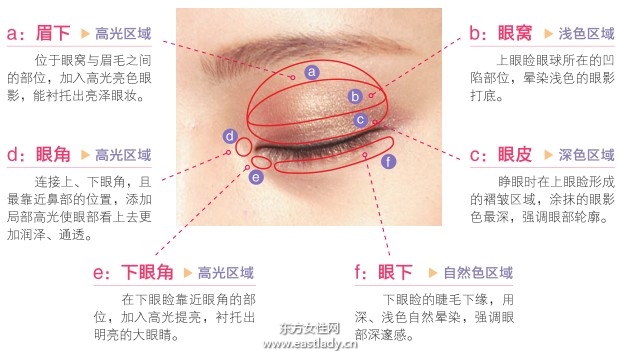 眼影基本畫法提升面部立體感