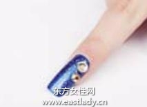 美甲教程之完美貼鉆手法技巧