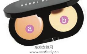 眼部遮瑕膏+遮瑕粉遮蓋眼周細(xì)紋