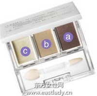 多色眼影盒快速制造立體眼妝