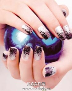 美甲教程之打造耀目銀色亮片美甲