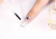 美甲教程之打造黑白雕花彩繪美甲