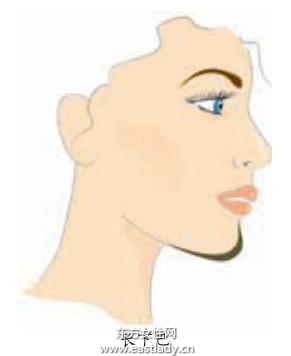 化妝教程之如何修飾下巴